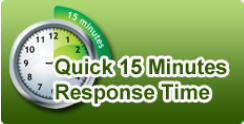 15 minutes fast response